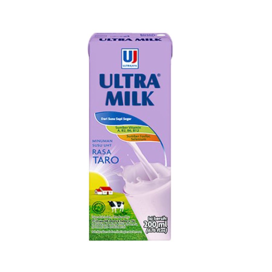 Ultra Milk Taro/Susu UHT 200ml