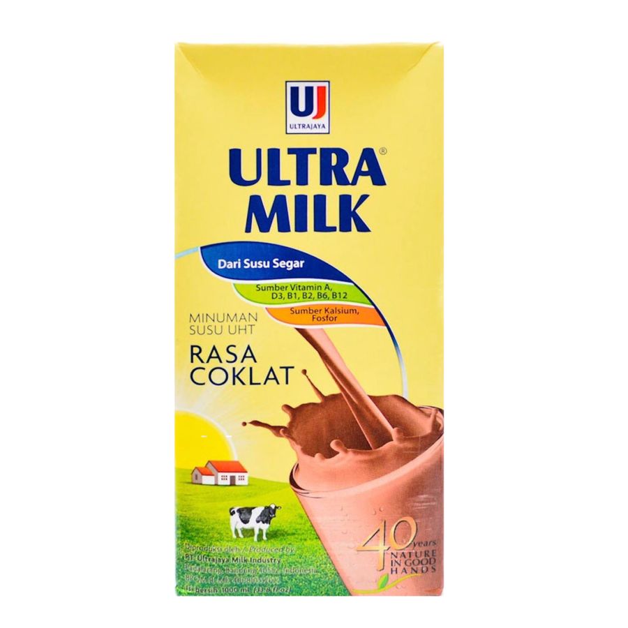 Ultra Milk Chocolate Susu UHT 1000ml