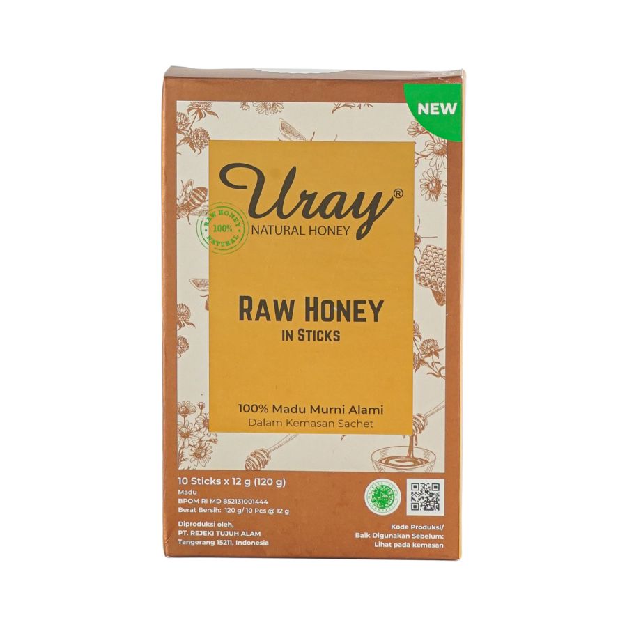 Uray Raw Honey Stic box/Madu 10stick