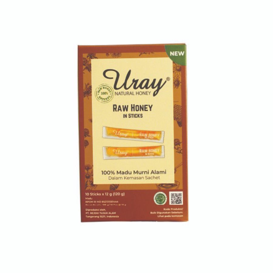 Uray Raw Madu Murni Alami Box 10stick