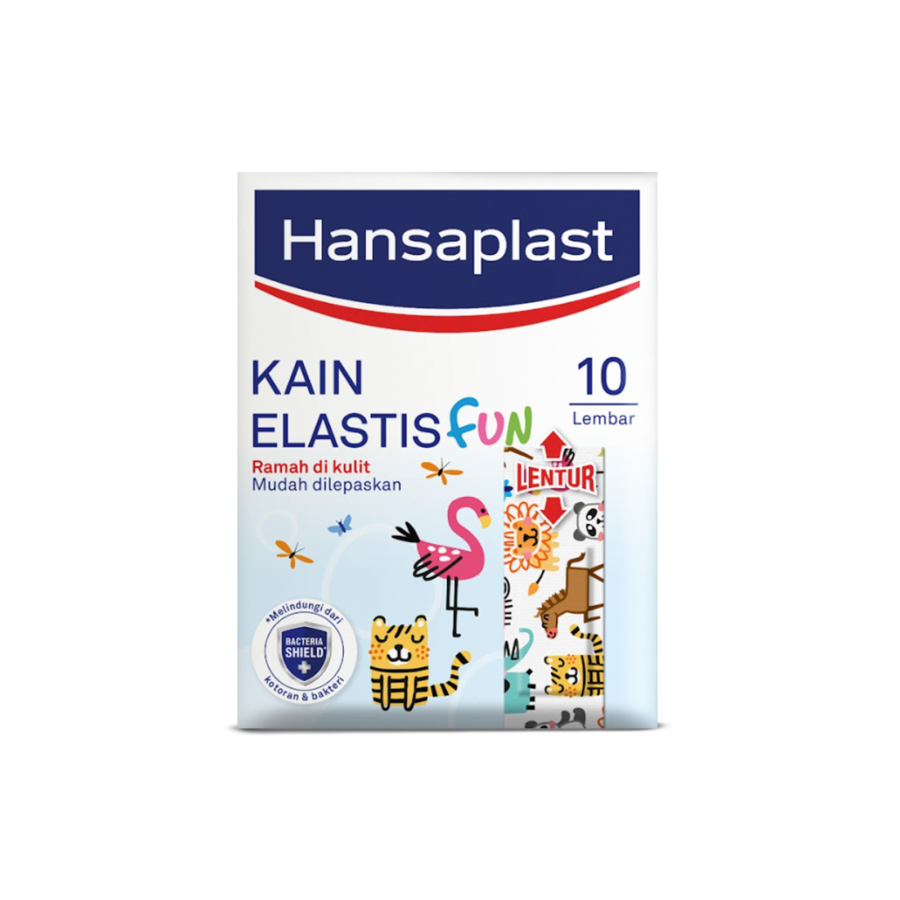 Hansaplast Junior Fun Kain Elastis 10's 1packs