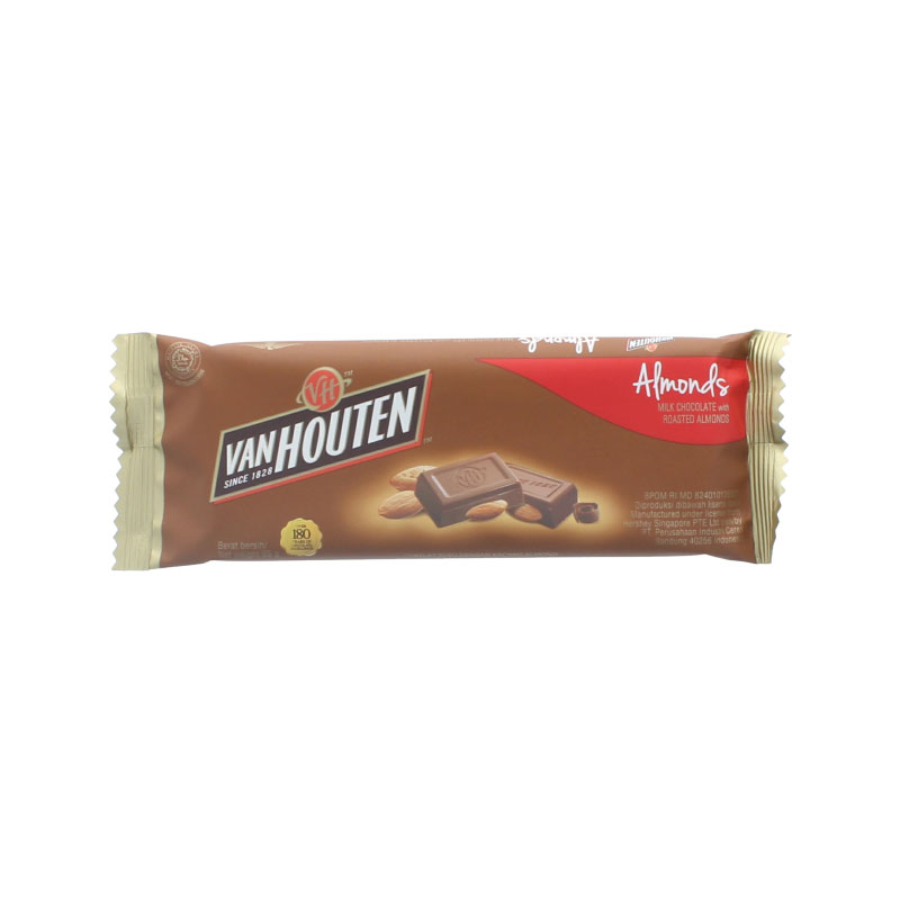 [INVALID] Van Houten Dark Milk Almonds 40gr