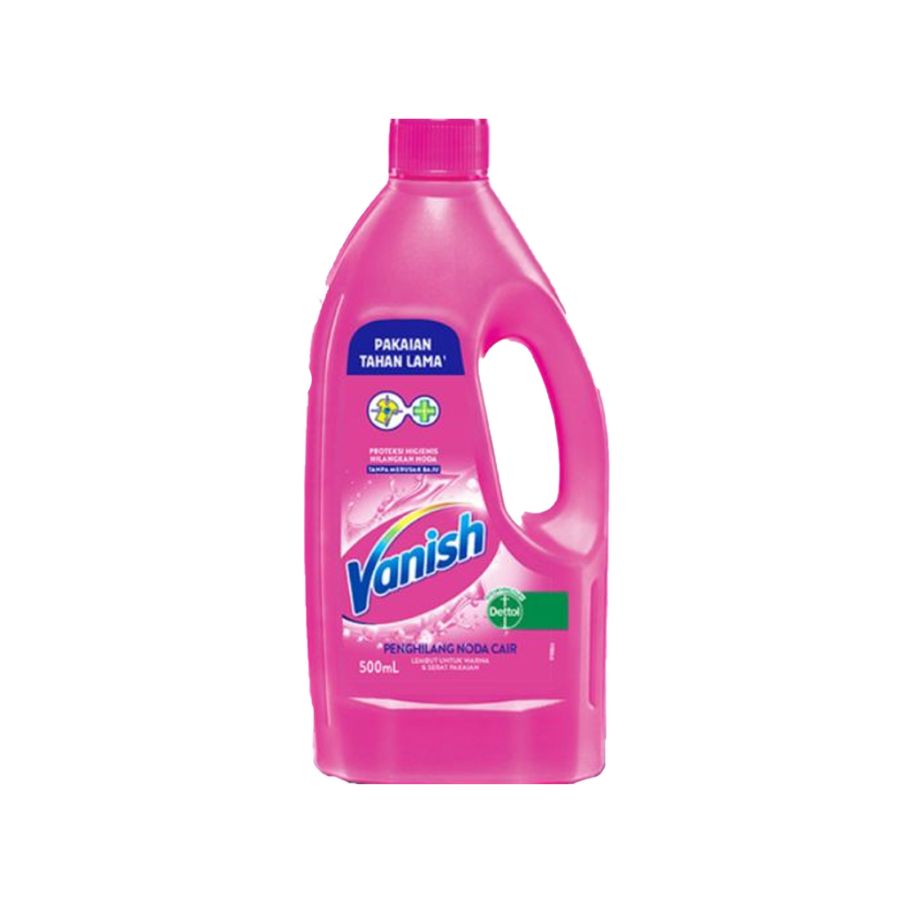 Vanish Pink Cair Botol - Penghilang Noda Pakaian 500ml