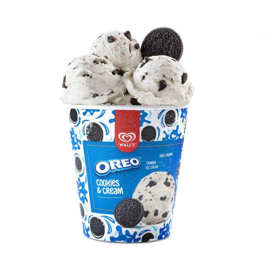 Walls Selection Cookies & Cream Oreo Ice Cream - Es Krim Walls 410ml