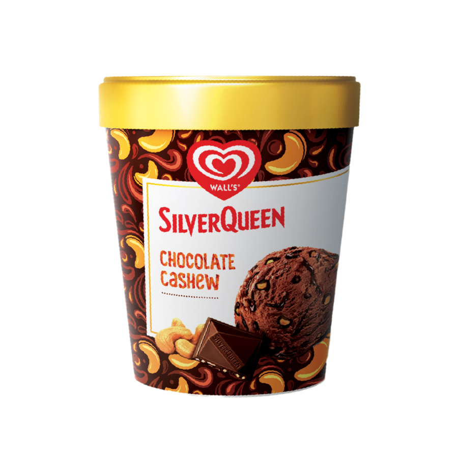 Walls Selection Silverqueen Ice Cream - Es Krim Walls 410ml