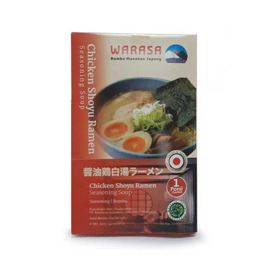 [INVALID] Warasa Bumbu Chicken Shoyu Ramen 50 gram 50gram