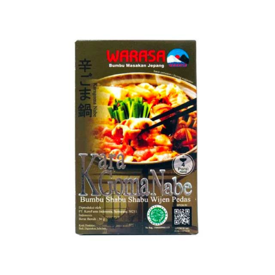 [INVALID] Warasa Bumbu Kara Goma Nabe 50 gram 50gram