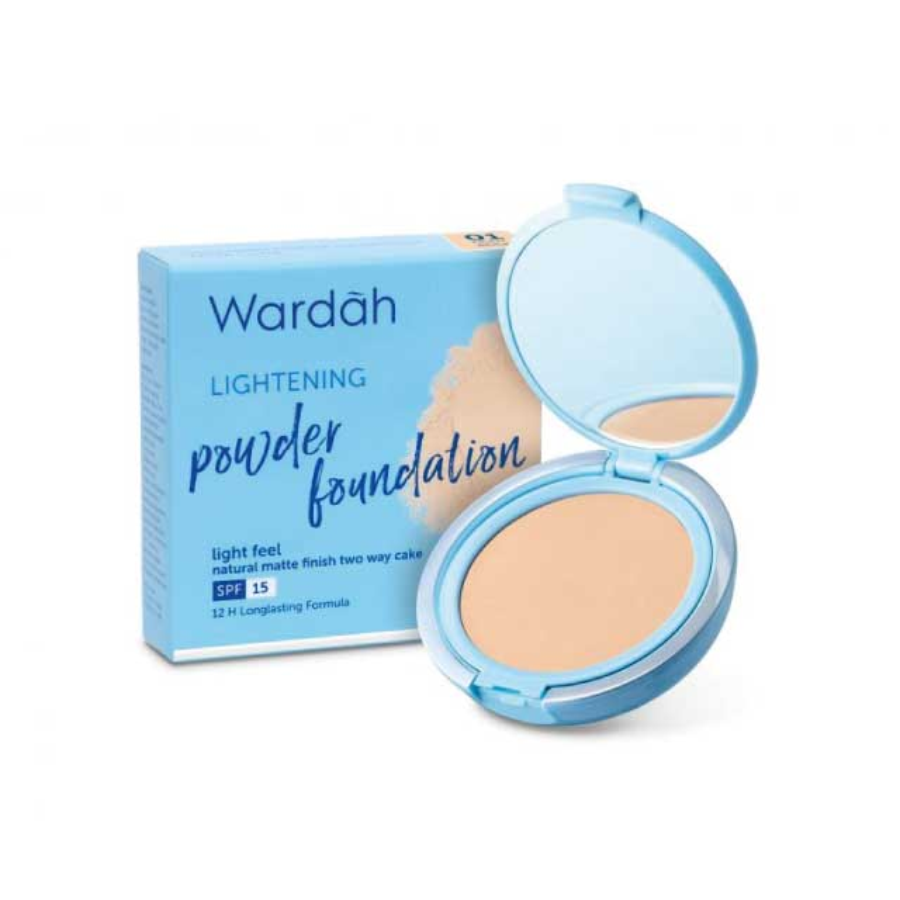 Wardah Luminous Creamy Foundation Light Feel 02 Light Beige 11gram