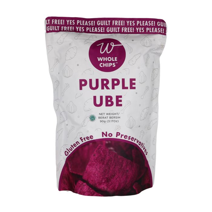 Whole Chips Purple Ube Keripik