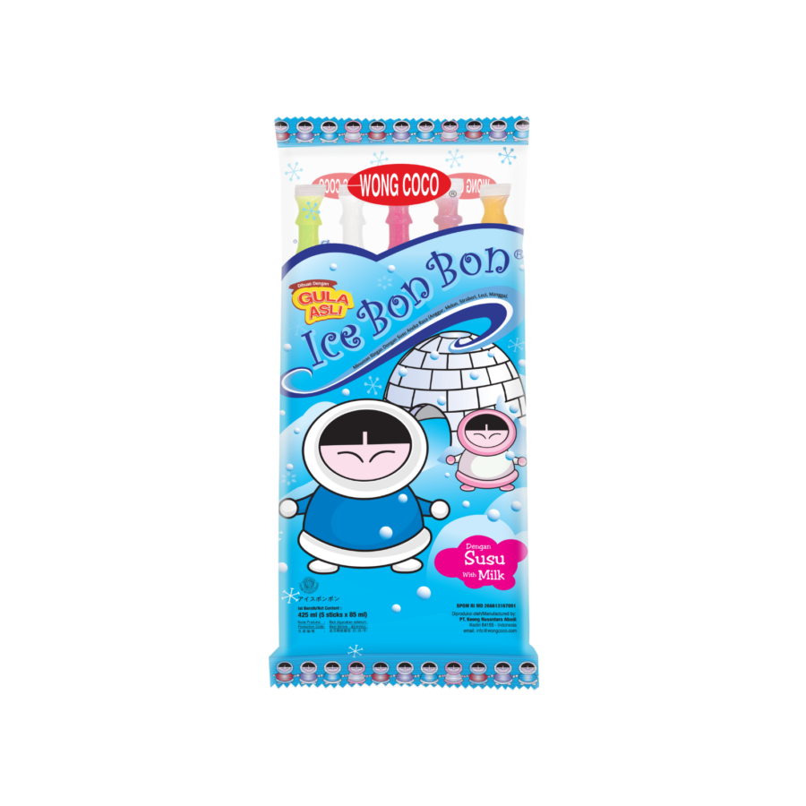 Wong Coco Ice Bon-Bon Eskimo 85gr Isi 5/Es Krim 85ml