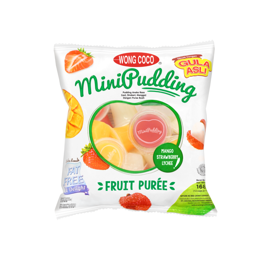 Wong Coco Mini Pudding 14gr X 12