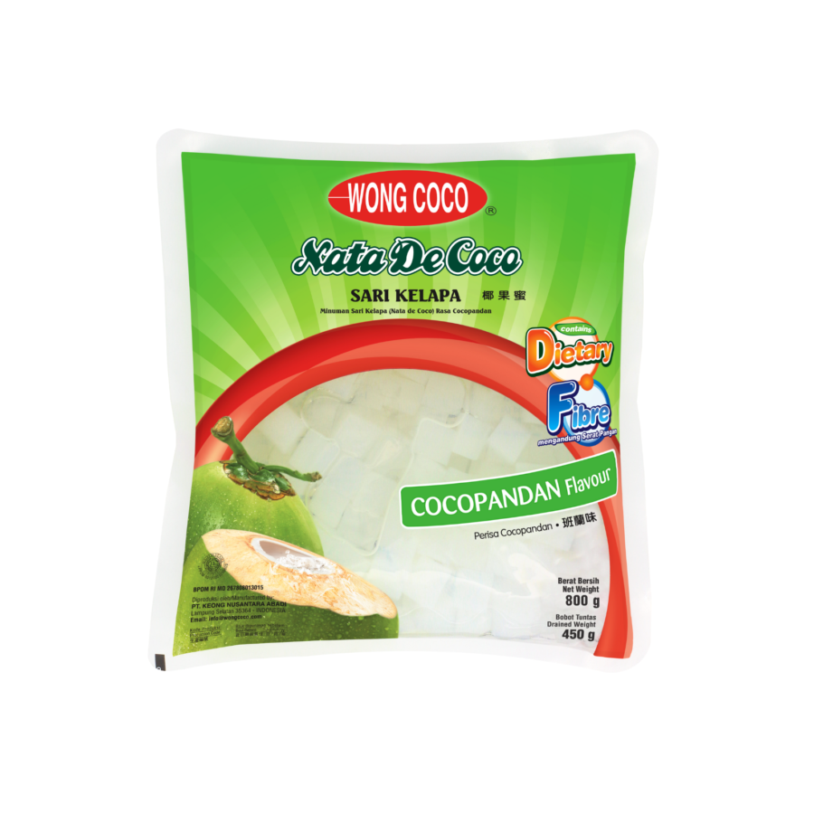 Wong Coco Sari Kelapa Cubes Cocopandan 800gram