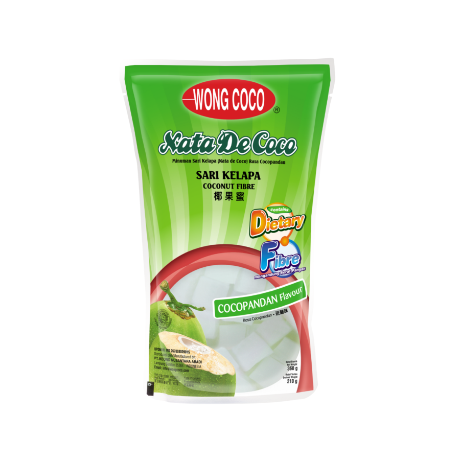 Wong Coco Sari Kelapa Cubes Cocopandan 360gram