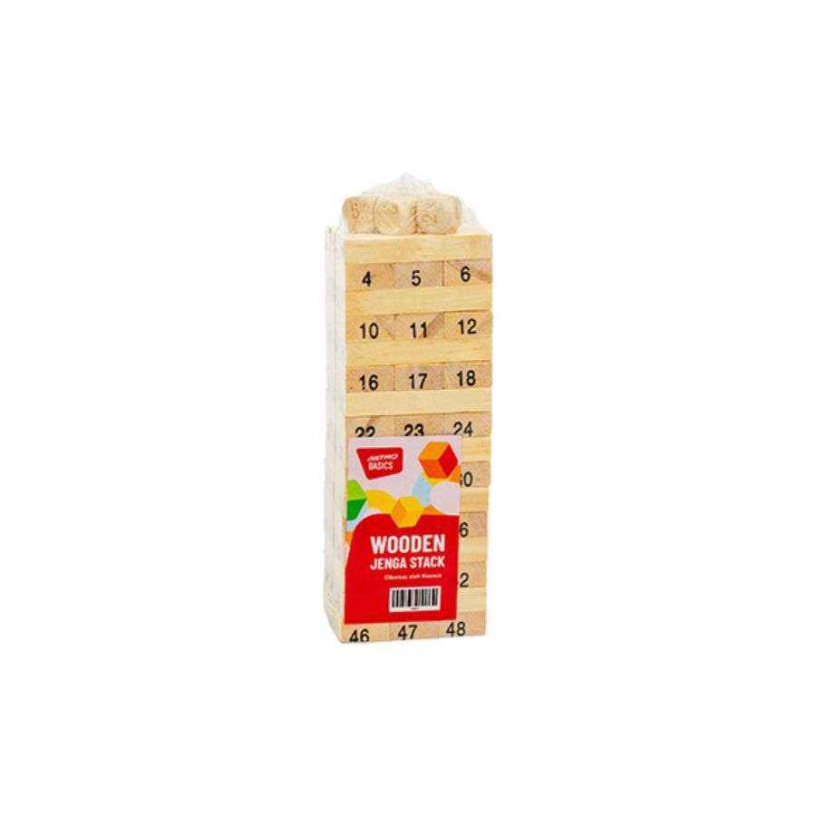 Wooden Jenga Stack - Astro Basics 1pcs