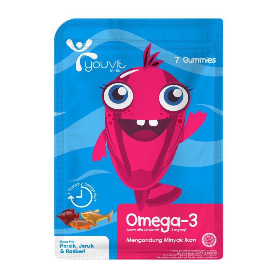 Youvit Omega-3 Anak/Vitamin 28gram