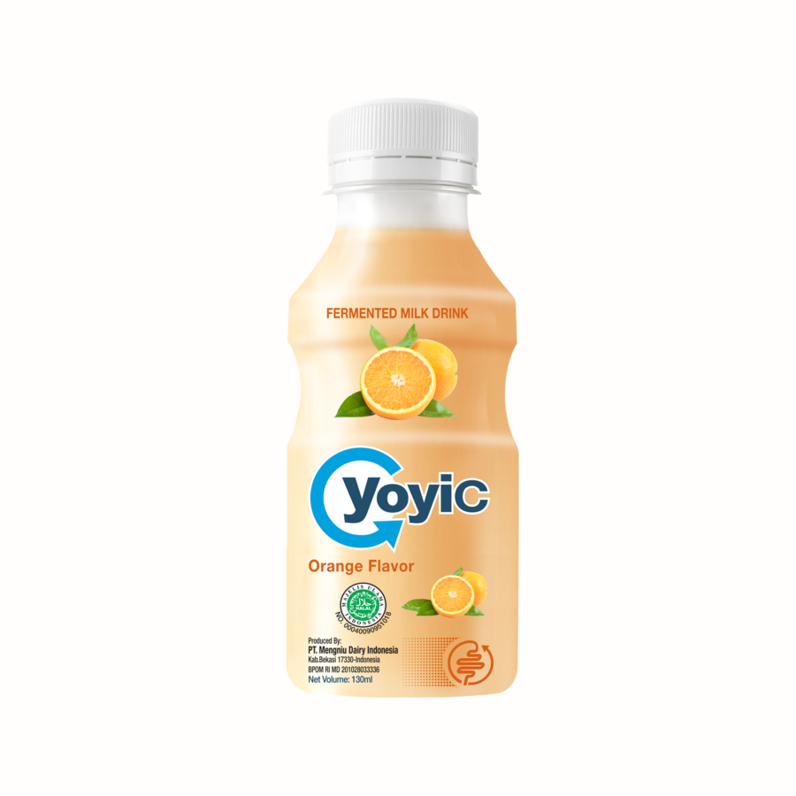 YoyiC Orange Fermented Milk/Minuman Prebiotik 130ml