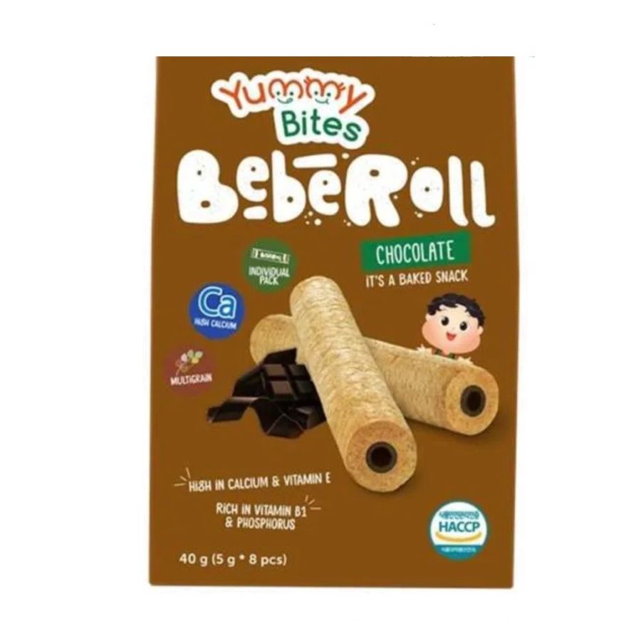 Yummy Bites Beberoll Chocolate 9 Bln+/Snack Bayi 40gram