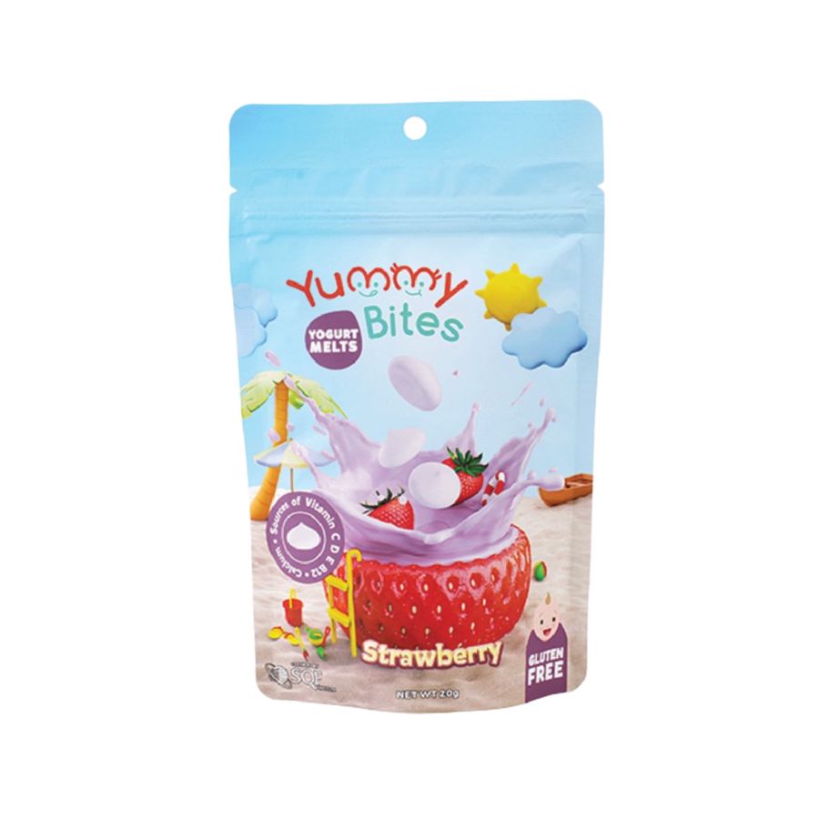 Yummy Bites Yoghurt Melts Strawberry 20gram