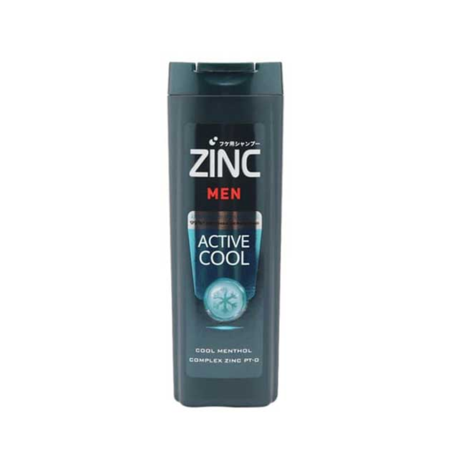 Zinc Shampoo Men Active Cool Botol 170ml