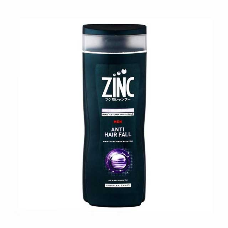 Zinc Shampoo Men Anti Hair Fall botol 340ml