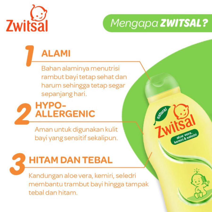 Zwitsal Baby Hair Lotion Kemiri Perawatan Bayi 200ml