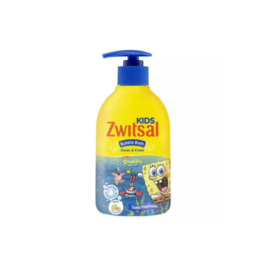 Zwitsal Kids Bubble Bath Clean & Fresh Melon Pump 280ml