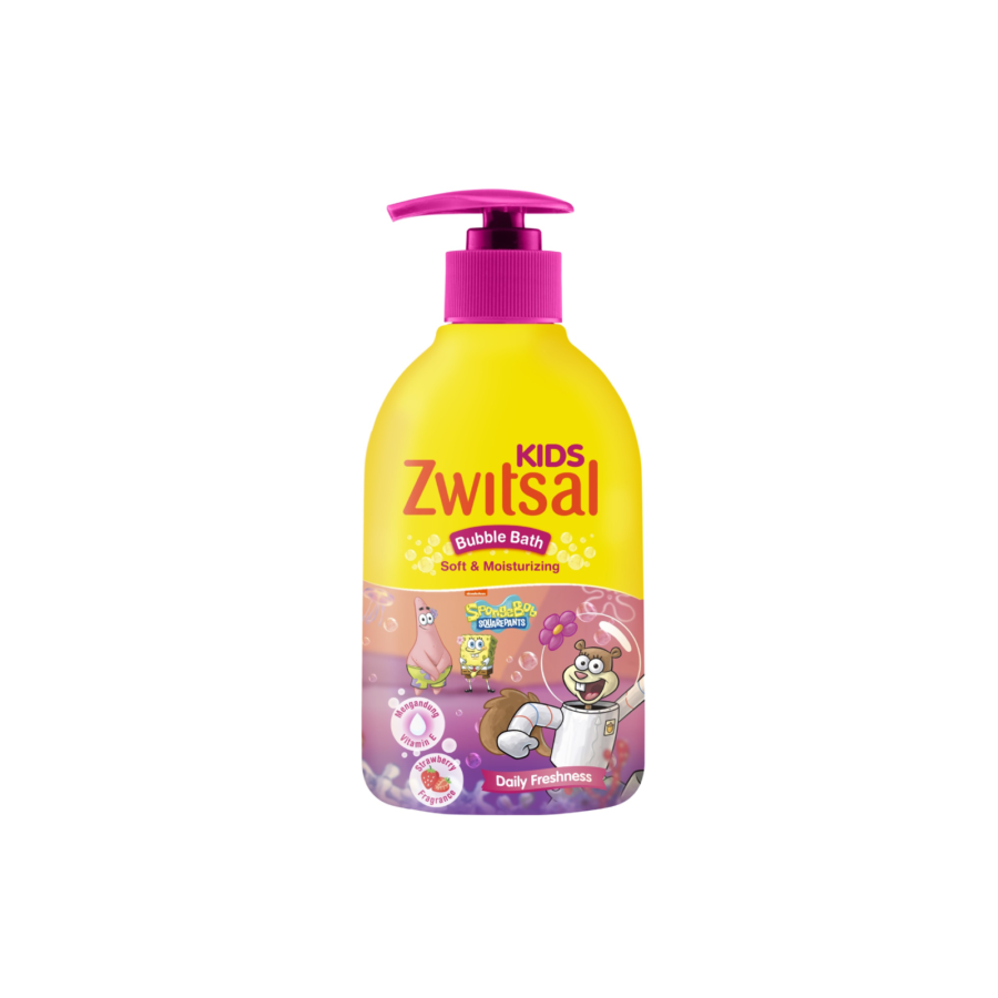 Zwitsal Kids Bubble Bath Strawberry Pump 280ml