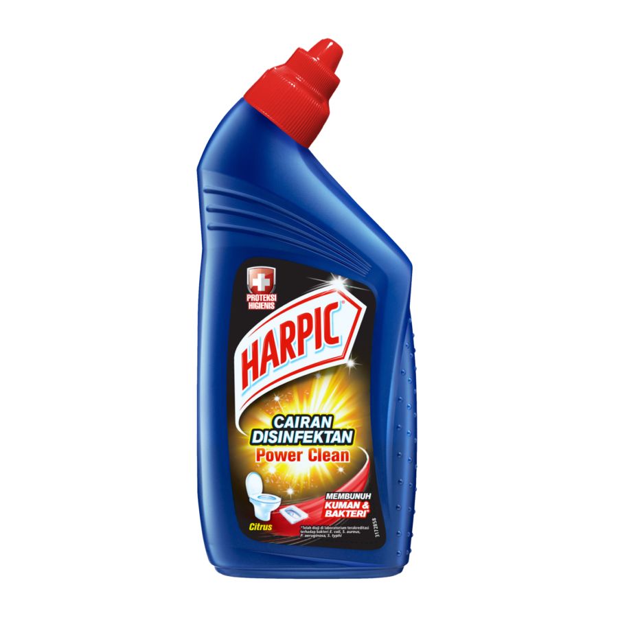 Harpic Cairan Disinfectant Power Clean Citrus Pembersih Kloset - Toilet 405ml