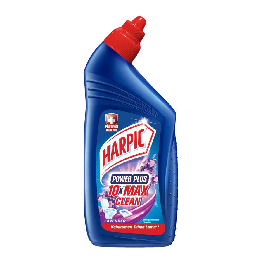 Harpic Power Plus 10X Max Clean Lavender Pembersih Kloset - Toilet 450ml