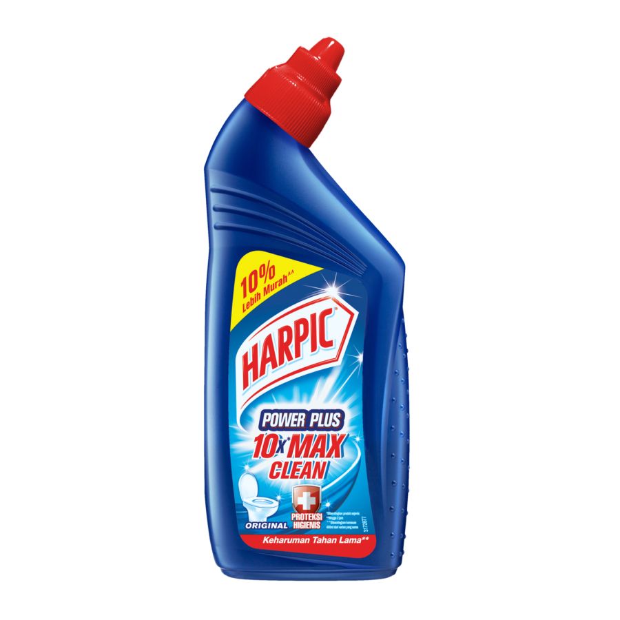 Harpic Power Plus 10X Max Clean Original Pembersih Kloset - Toilet 750ml