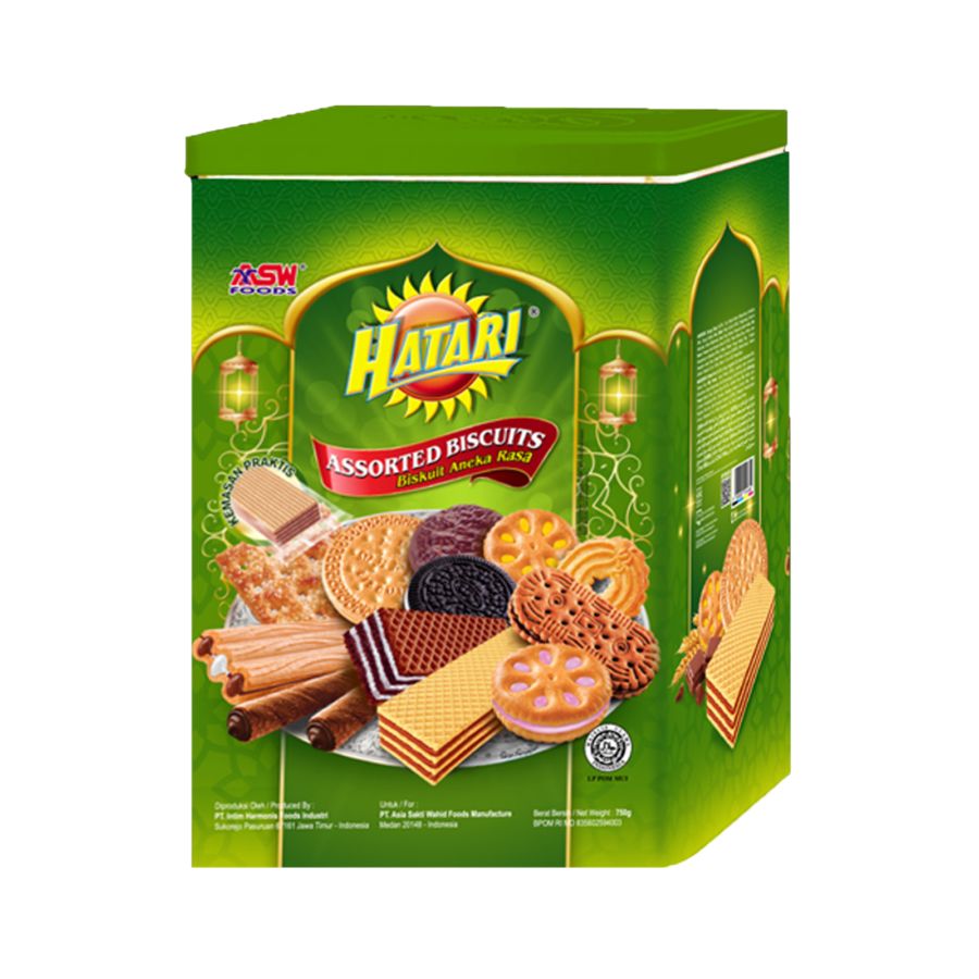 [INVALID] Hatari Assorted Biscuits Segi 750 gram 750gram