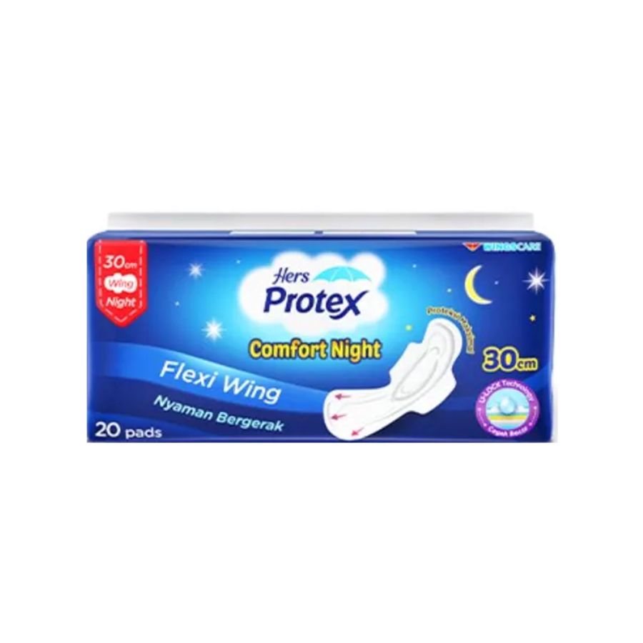 Hers Protex Comfort Night Flexi Wing 30 cm Pembalut Kewanitaan 20pads