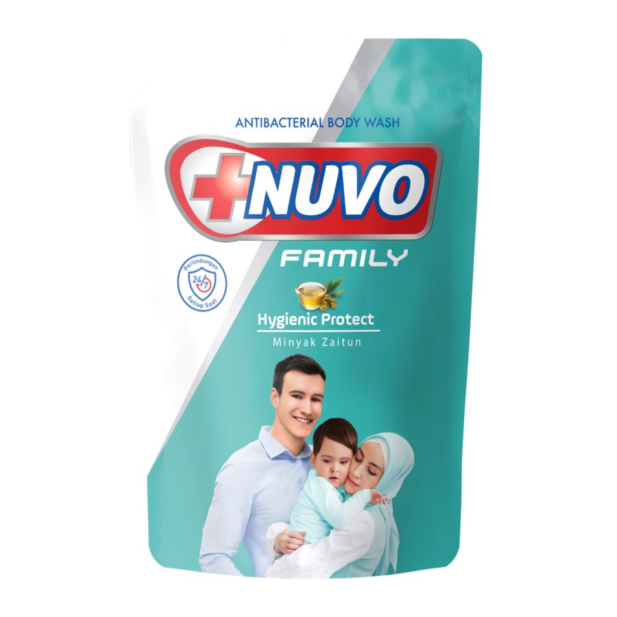 Nuvo Body Wash Family Sakinah Pouch 400ml