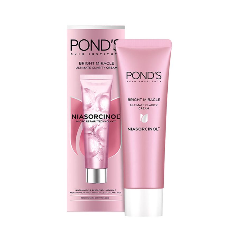 Pond'S Bright Miracle Ultimate Niasorcinol Clarity Cream Pencerah Wajah 20gram