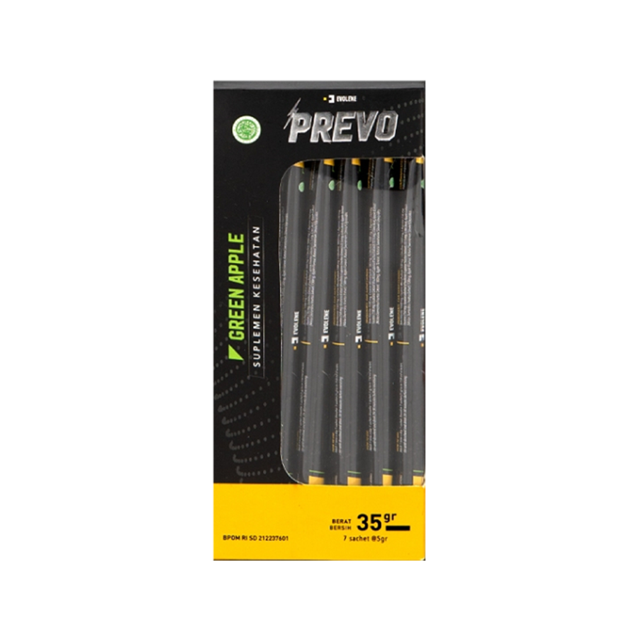 Evolene Prevo Pre Workout Green Apple 7 S