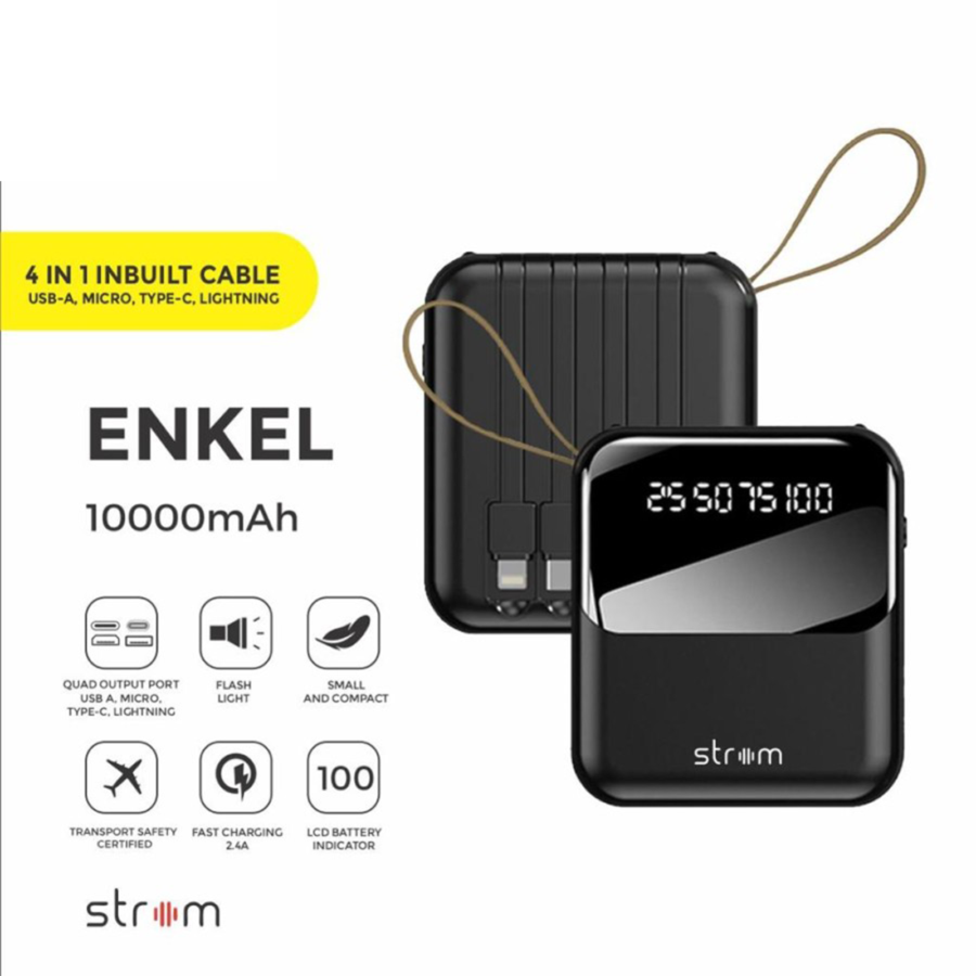 Strom Enkel 4 in 1 Power Bank 10000 mAh