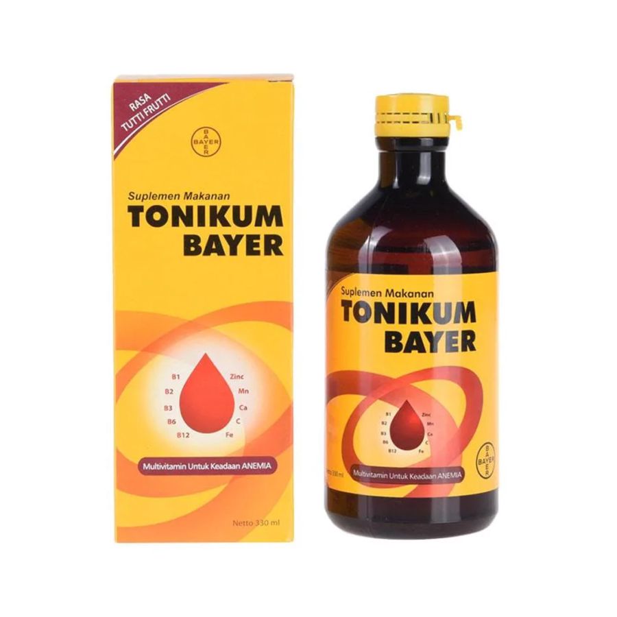 Tonikum Multivitamin, Mineral, dan Zat Besi Rasa Tutti Frutti 330ml