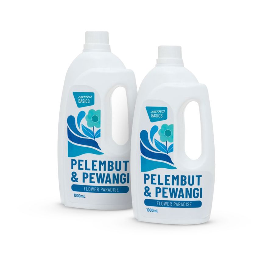 [Bundle 2] Pelembut dan Pewangi Pakaian Flower Paradise 1000 ml - Astro Basics