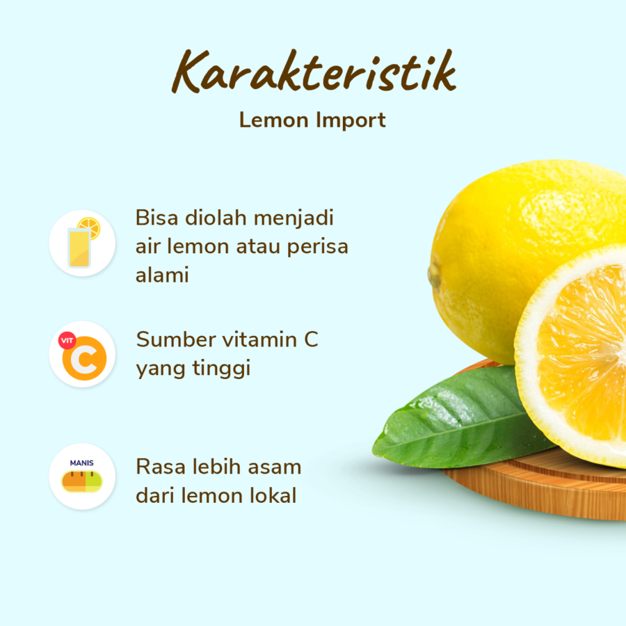 Lemon Import Astro Farm 3-5 pcs 500-600 gram