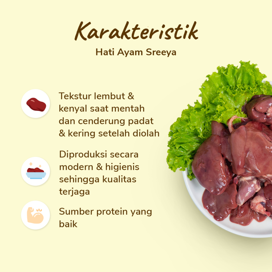 Hati Ayam Sreeya 1kg