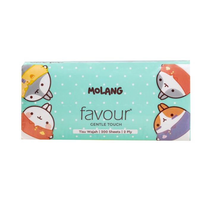 Favour Molang Gentle Touch 2 Ply Tisu Wajah