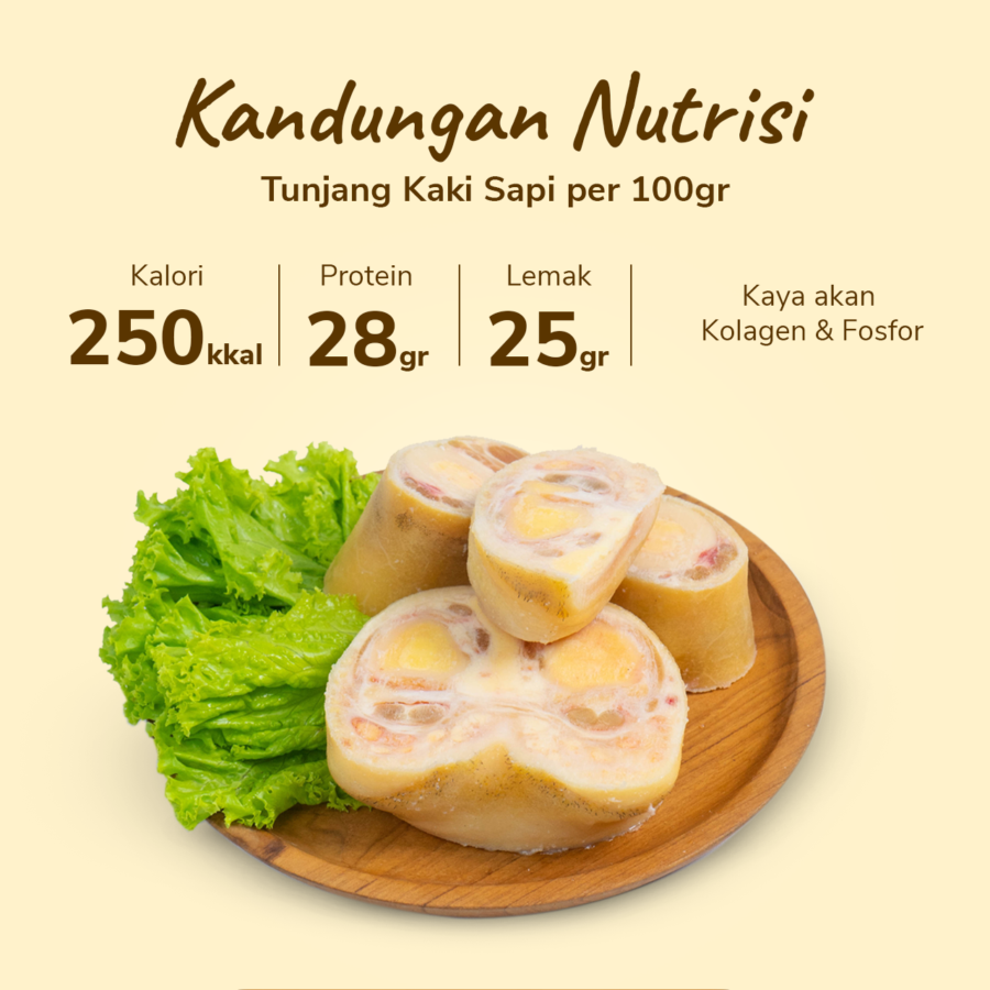 Tunjang Kaki Sapi 500gram