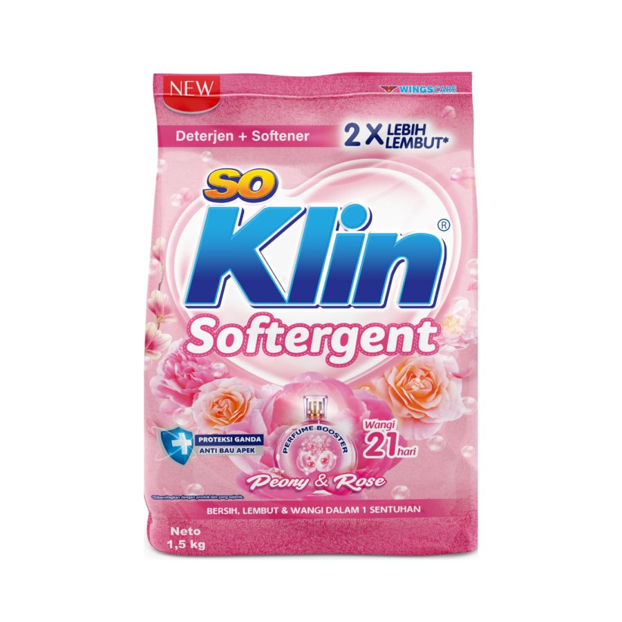 Soklin Softergent Peony & Rose 1500gram