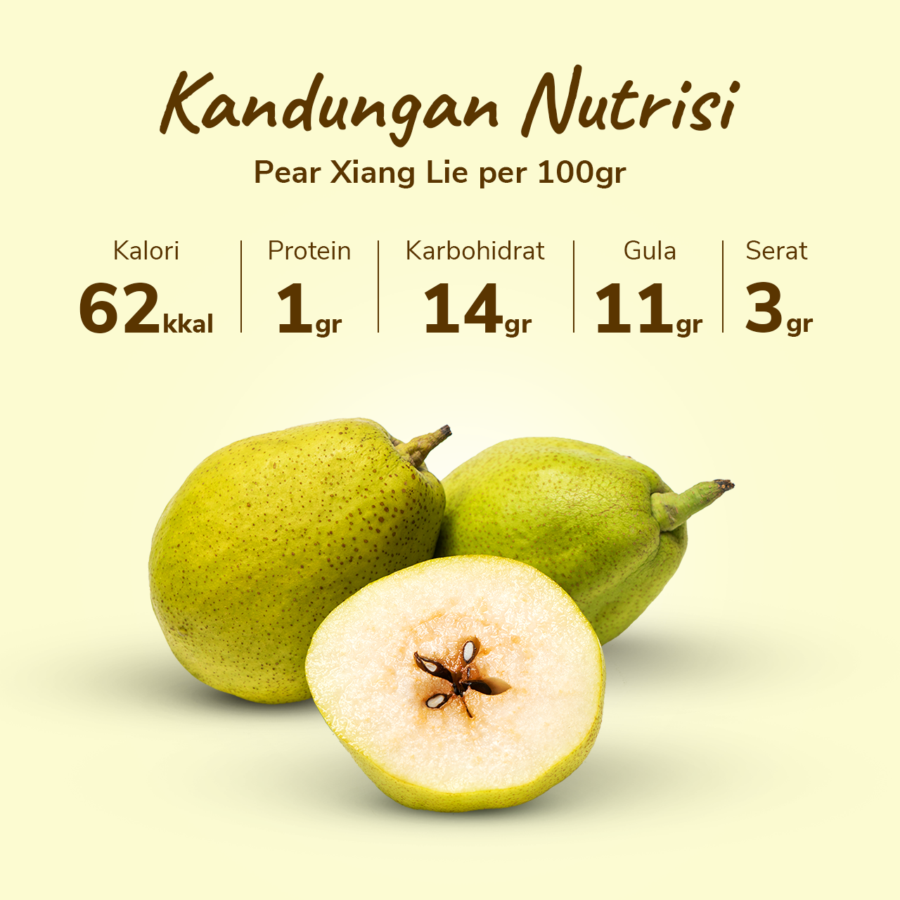 Pear Xiang Lie Astro Farm 3-4 pcs 450-550 gram