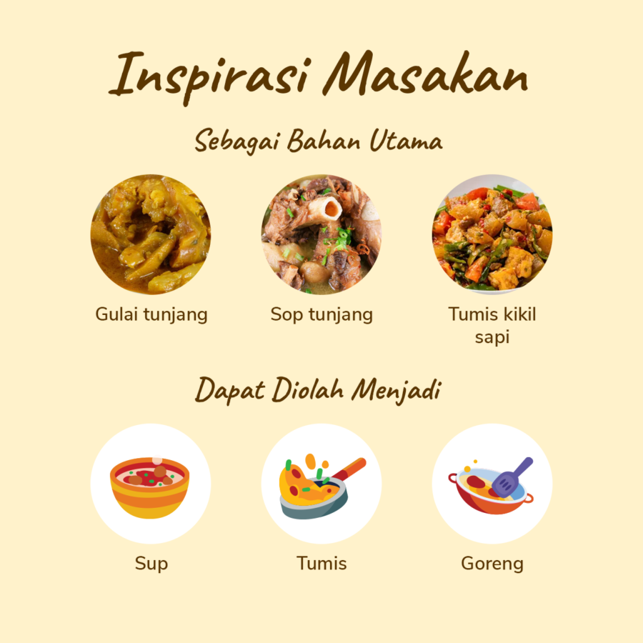 Tunjang Kaki Sapi 500gram