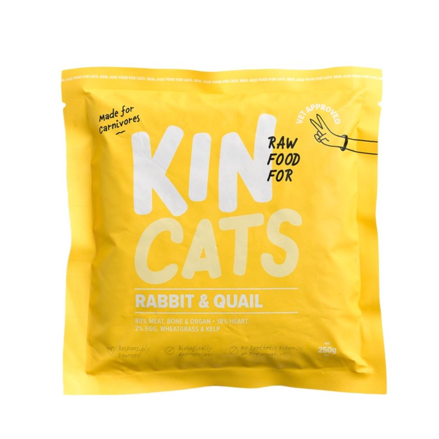 Kin Cat Food Rabbit & Quail/Makanan Kucing 250gram