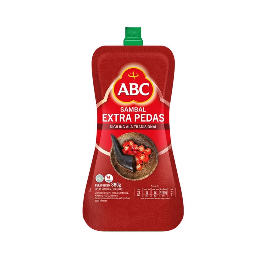 ABC Saus Sambal Extra Pedas Pouch 380gram