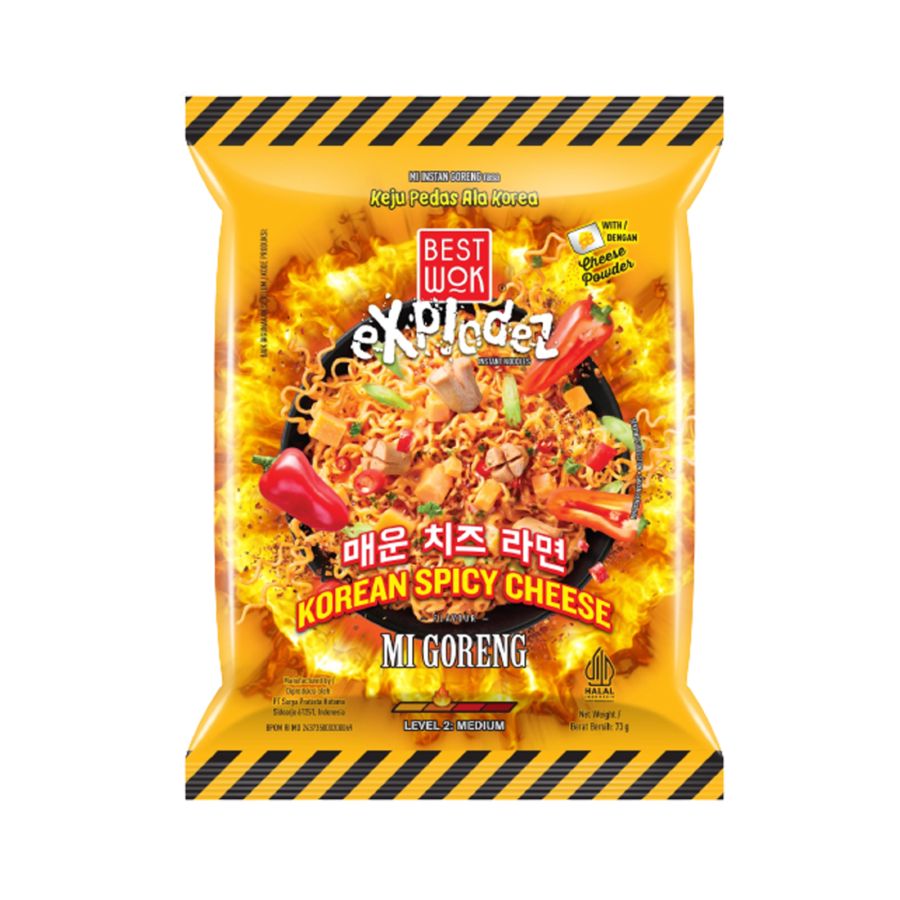 Best Wok Mie Goreng Korean Spicy Cheese 73gram