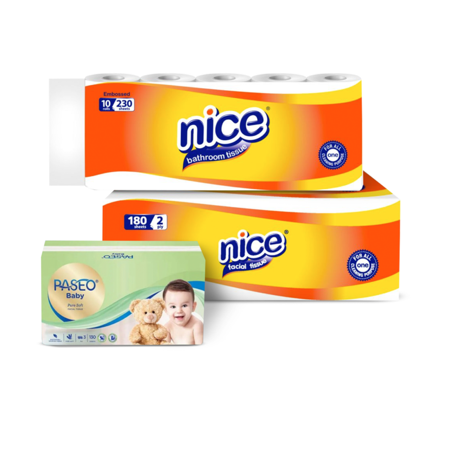 Bundle Lengkap Tissue Nice & Paseo