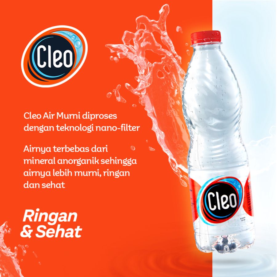 Cleo Air Murni Botol 550ml